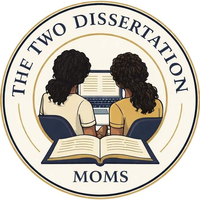 The Two Dissertation Moms logo